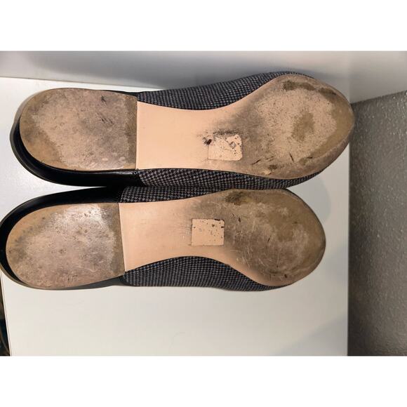 Shoes of Prey Preppy Academia Professional Business Houndstooth Peephole Loafers - Picture 4 of 6